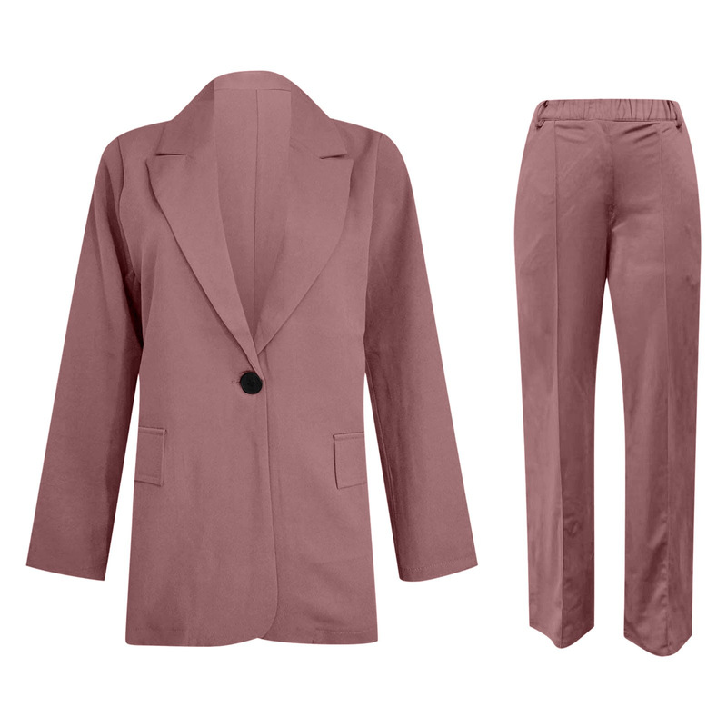 Amazon Europe and the United States cross-border 2025 hot women's fashion Joker slim professional suit suit jacket women