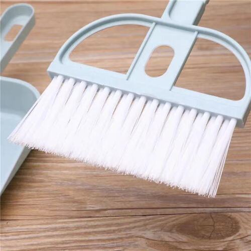 Mini Desktop Broom Child Creative Cleaning Small Broom and Shovel Set Household Window Sill Gap Sweep Brush Two-Piece Set