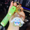 Bubble beads collar long ears rabbit-green