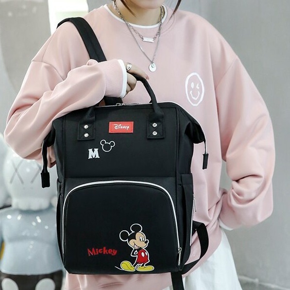 Cross-Border Mommy Bag, Backpack Travel Large-Capacity Mother and Baby Bag, Mother's Outing Baby Diaper Bottle Backpack, Milk Storage Bag