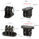 Suitable for gopro interface camera rack bicycle lamp hanging lower hanging connector aluminum alloy code meter rack accessories