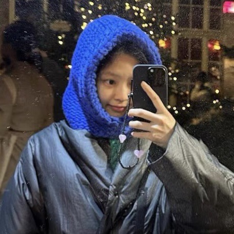 JENNIE同款减龄粗棒针织毛线护耳冷帽脖套巴拉克拉法帽百搭拼色女