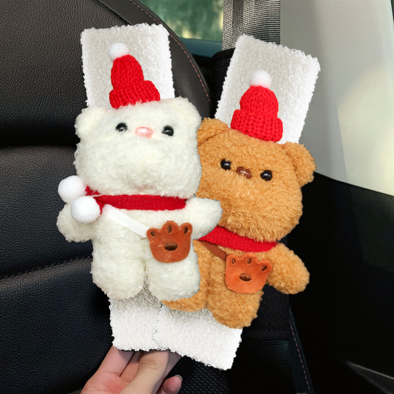 Funda Protectora para Cinturón de Seguridad de Felpa Antidesgaste para Coche image 8