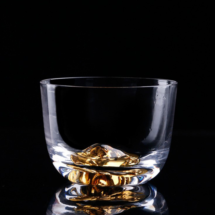 Glass Tea Cup Tibetan Golden Cup Japan Fuxi Mountain Cup Wine Master Cup Single Cup Personal Cup Personal Cup Personal Cup