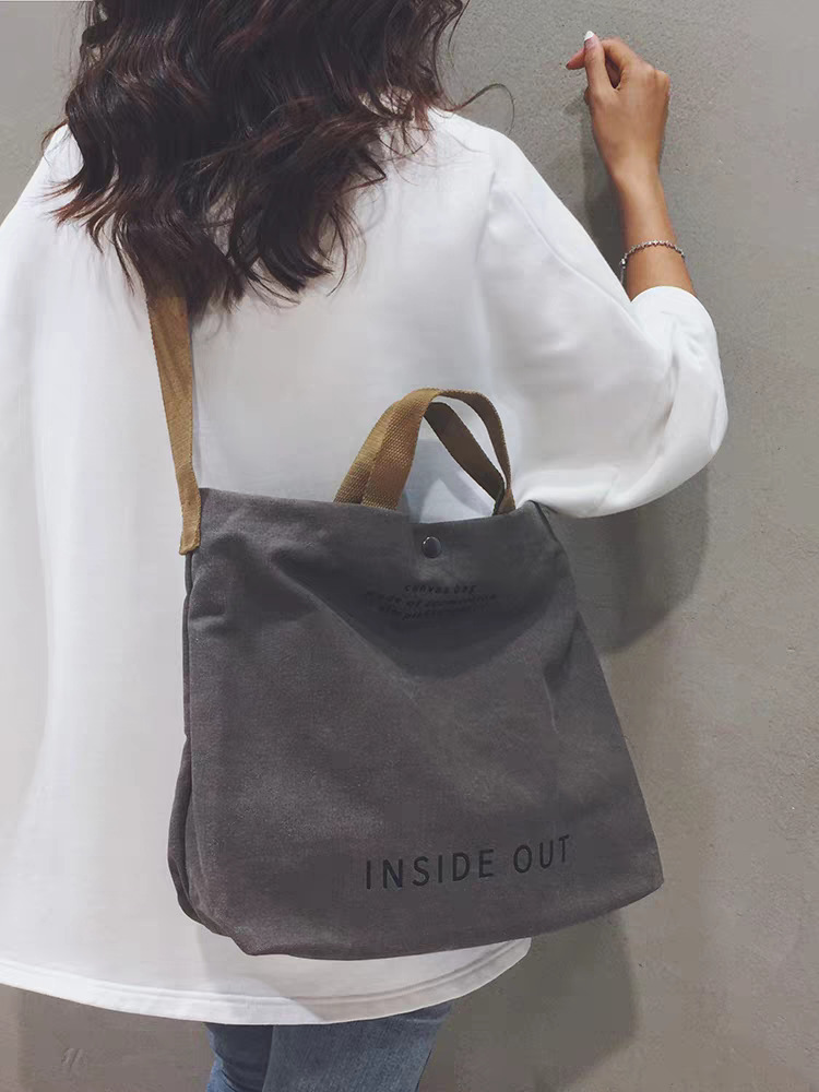 Borsa a tracolla in tela per computer portatile, grande capacità_voghion.com