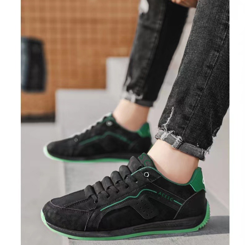 Zapatos de hombre de comercio exterior transfronterizo 2025 nuevo estilo de primavera casual de un pedal antideslizante zapatos Forrest Gump zapatos deportivos para hombre