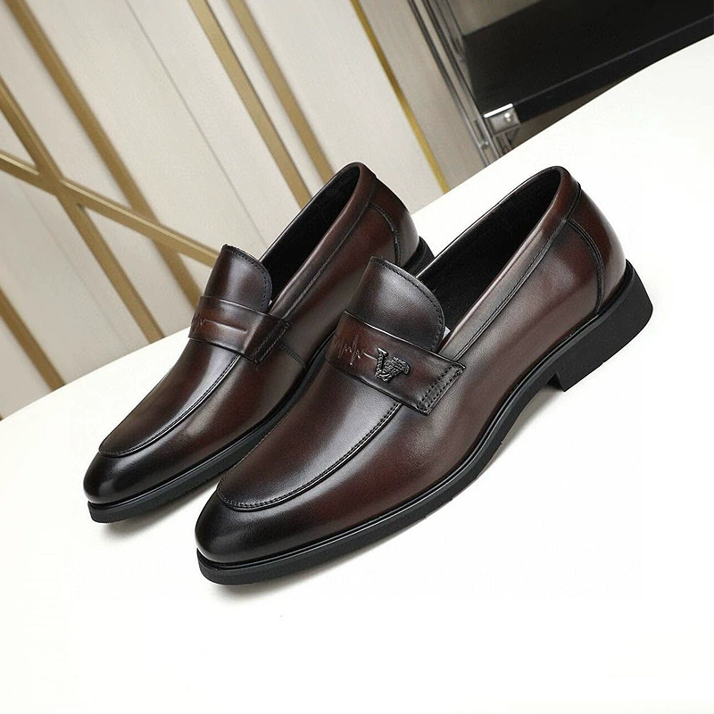 Фабрика поставляет кожаную обувь мужская дышащая 2025 новая деловая одежда