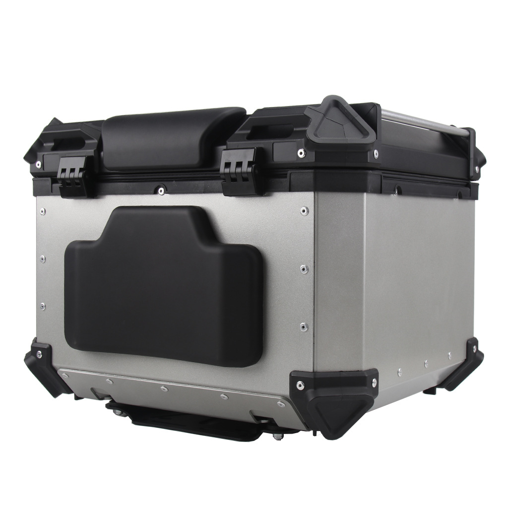 Mojiwei aluminum alloy tail box backrest 36L/45L/55L/65L trunk back cushion motorcycle cushion