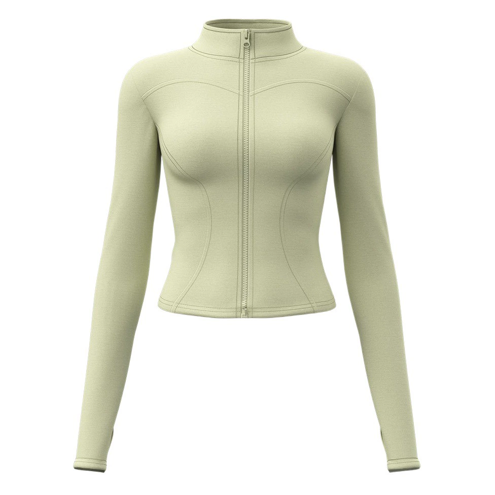 Juyitang солнцезащитная одежда для йоги телесного цвета, уличная плотная дышащая спортивная куртка для фитнеса, топ для женщин