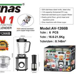 外贸出口Avinas  1266B四合一料理机4in1Nurtient Blender 6PCS/C