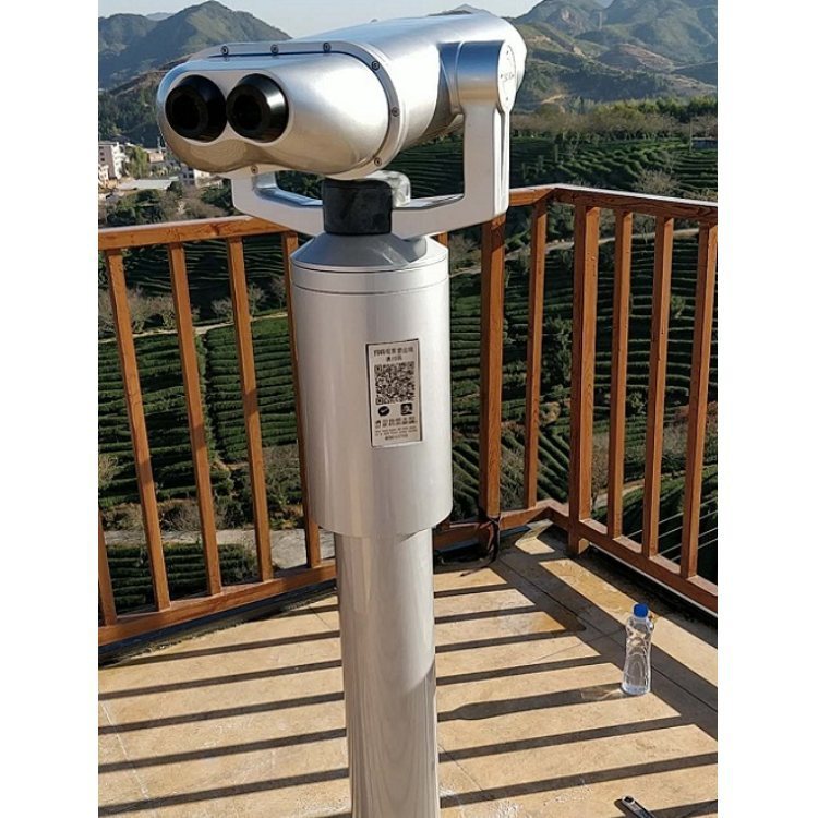 Telescopio de barrido de códigos de binoculares compartido en el lugar escénico para ver el campo de visión de gran beneficio estable