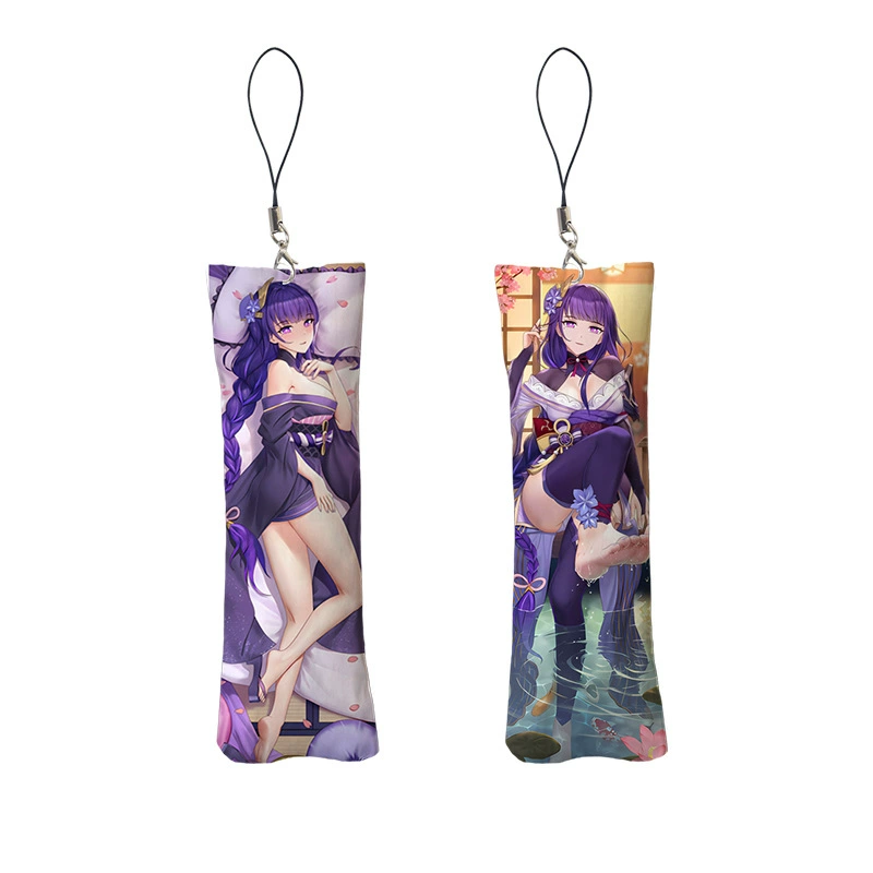 [小抱枕钥匙扣迷你挂件Mini Dakimakura魈钟离八重子书包挂件] → мини-подушка брелок ключей маленький подвесной брелок рюкзачок