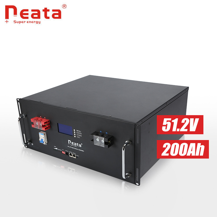 机架式磷酸铁锂电池51.2V200ah大容量家用离网发电系统储能电源