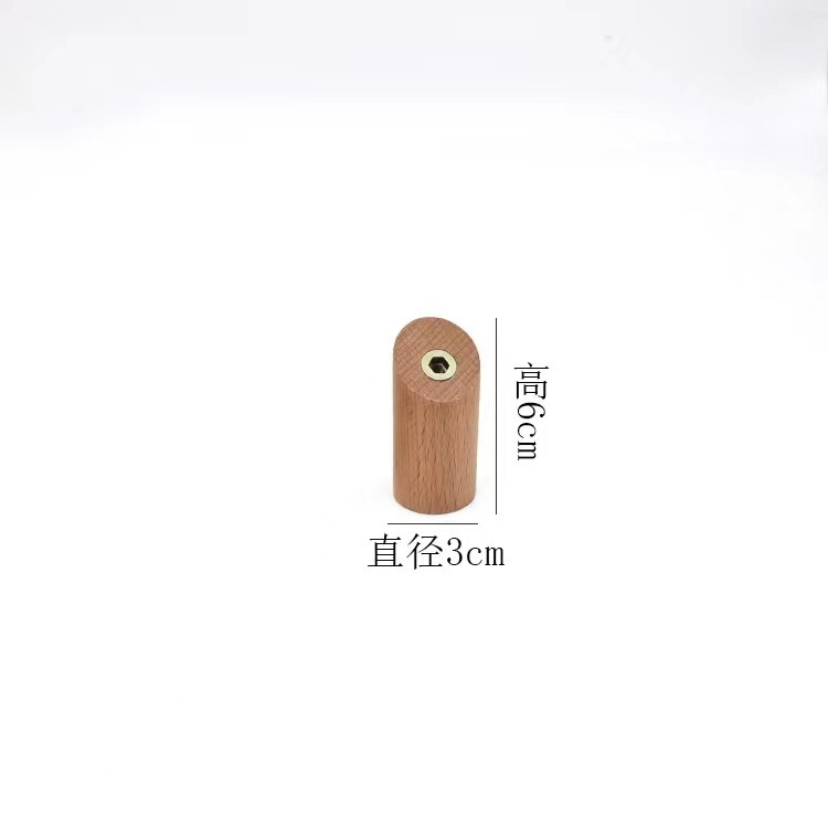 跨境创意实木挂钩胡桃木挂钩壁挂式卧室玄关木质衣帽钩挂钩实木钩|undefined