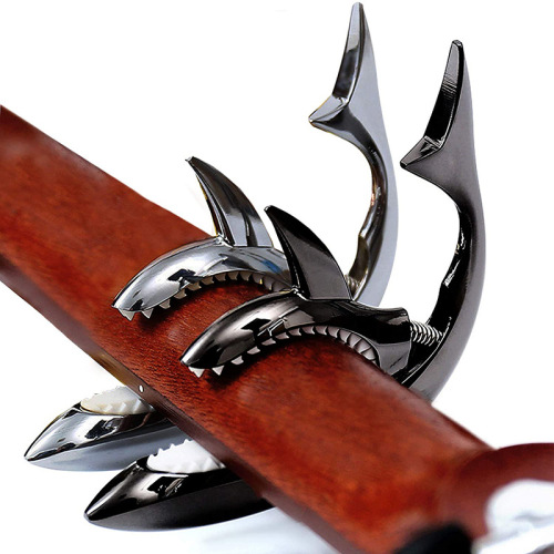 Shark capo folk guitar capo zinc alloy capo caop capo color box velvet bag packaging