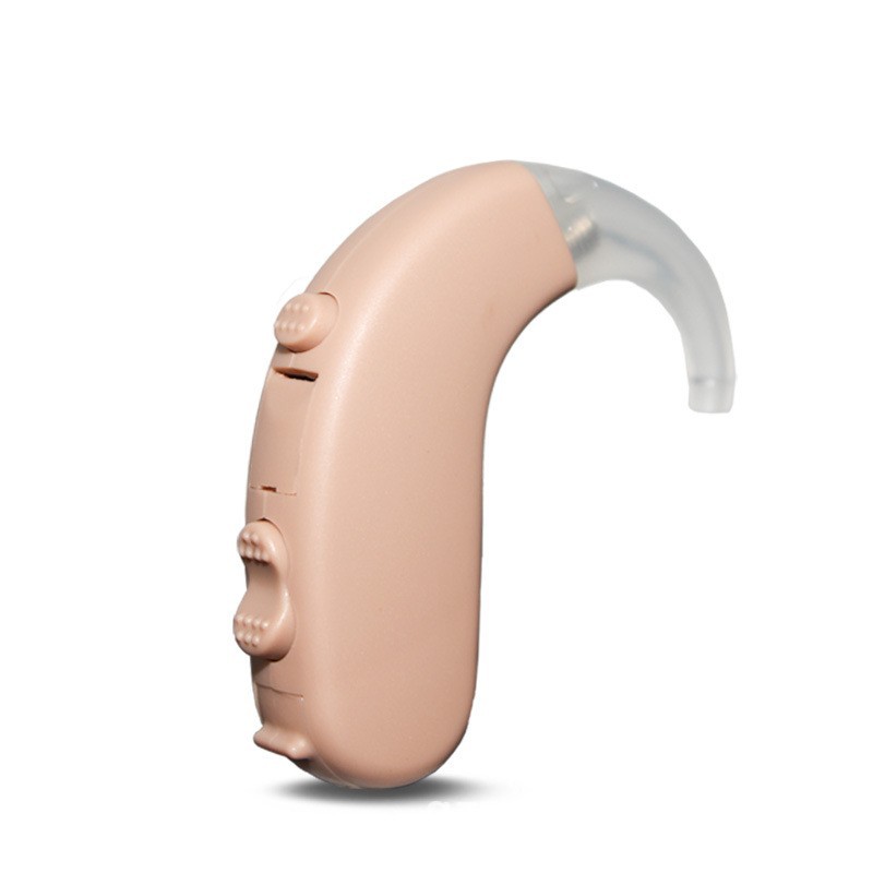 飞鹅工厂批发耳背式老人助听器电池款无线耳挂助听器Hearing aid