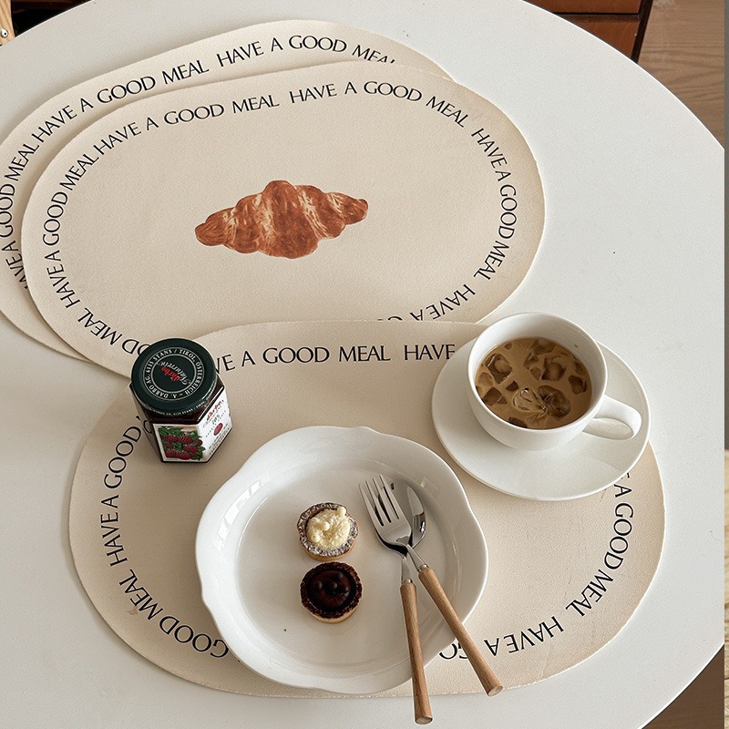 Ins Style Diatom Mud Western Food Mat Anti-Scalding Insulation Mat Water-Absorbent Non-Slip Table Mat Kitchen Countertop High-End Drain Mat