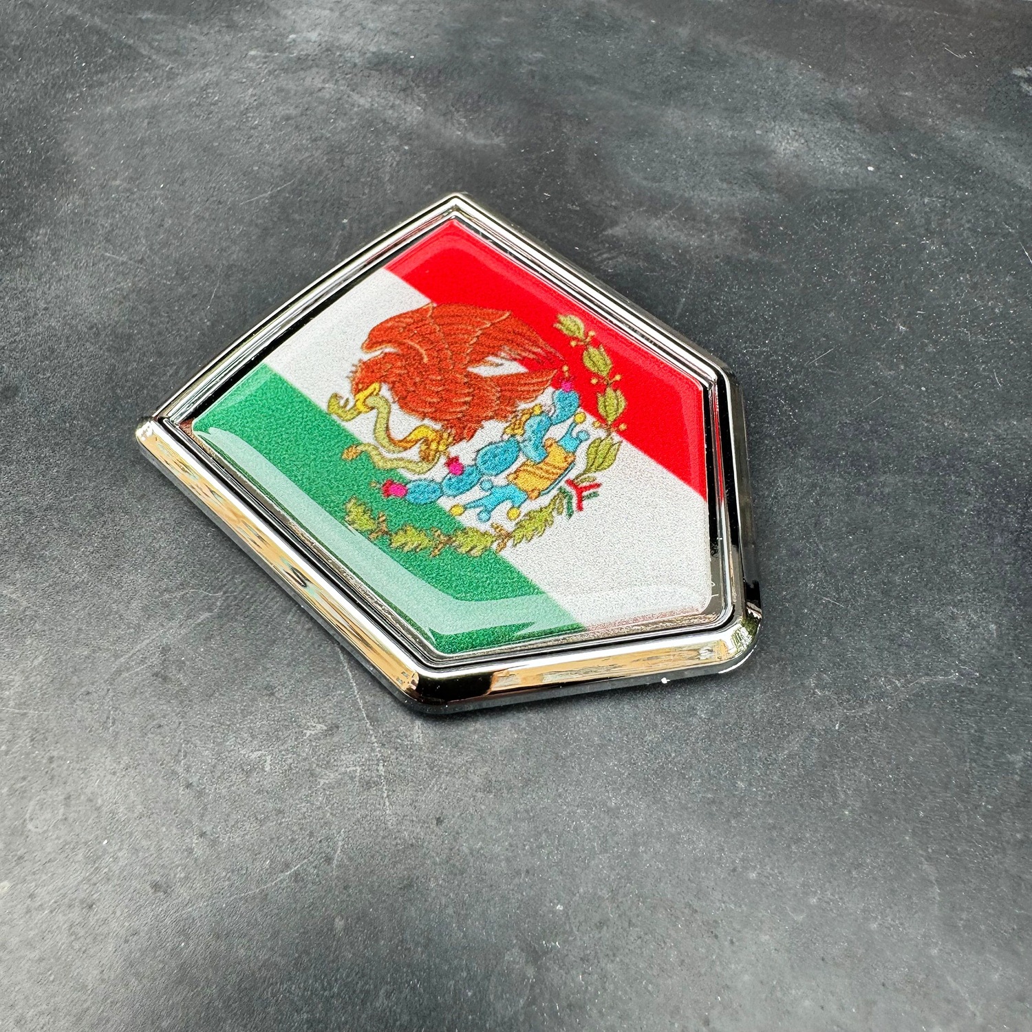 Amazon bandera nacional logotipo de automóvil de metal 3D estereoscópico bandera nacional auto etiqueta pegatinas mini etiqueta transfronteriza