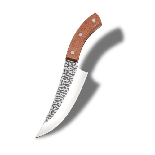 Household curved-handle butchering knife: 5-, 6-, and 7-inch boning knives, butchery cleavers, pig-killing knives, and beef/sheep carving/processing blades
