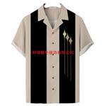 2022 Stripes Simple Casual shirts men European Size Men's Ha