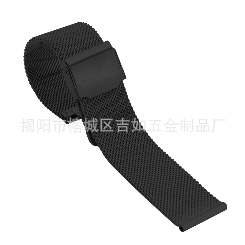 Adecuado para Samsung watch4 Huawei GT4 06 línea Milán hebilla magnética watch8 correa de Apple de acero inoxidable