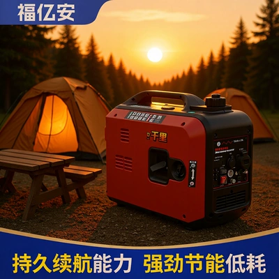 Model: Fully Portable Generator, Small 220V Portable Intelligent Inverter Generator for Rv, Home, Camping, Gasoline Engine