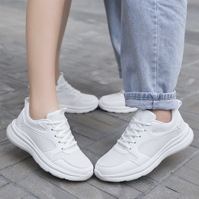 Junior high school student White shoes men's white sneaker men's and women's same style white shoes for students teenagers pure white running shoes women Junior high school student White shoes men's white sneaker men's and women's same style white shoes for students teenagers pure white running shoes women