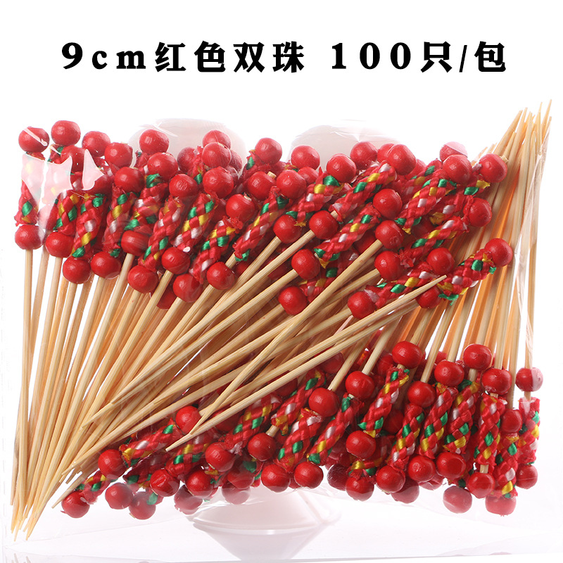 Fruit stick desechable flor stick