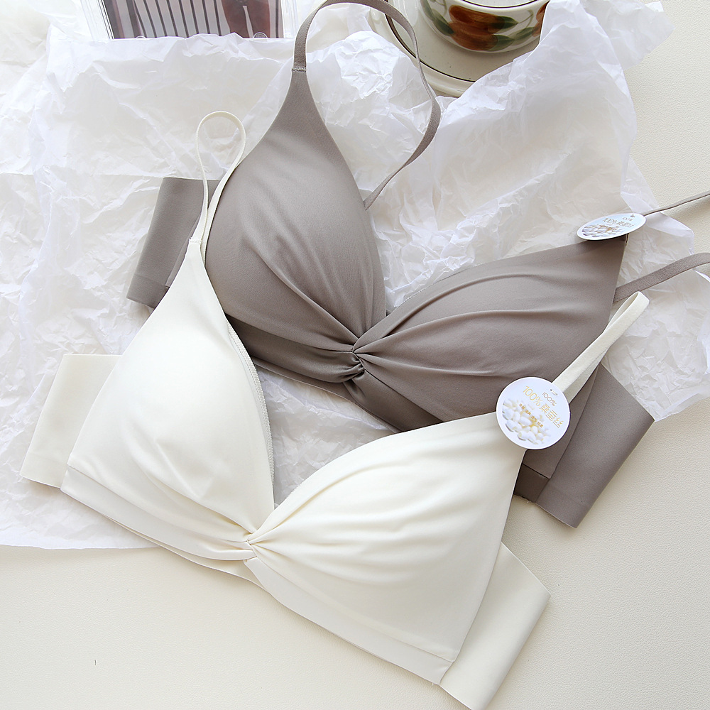 Silk wireless bra