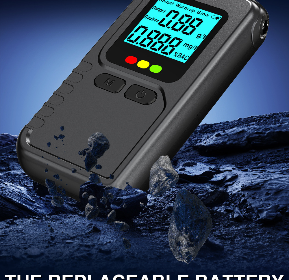 New Cross-Border Precision Alcohol Tester, Drunk Driving Detection Device, Breathalyzer for Drunk Driving Testing