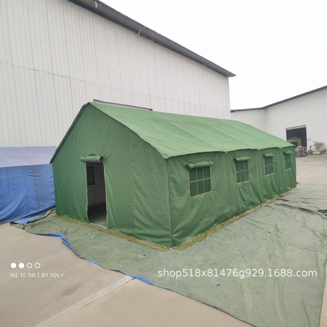 可定 制大型迷彩帐篷户外野营帐篷加厚防寒保暖民用设备厂家定 制