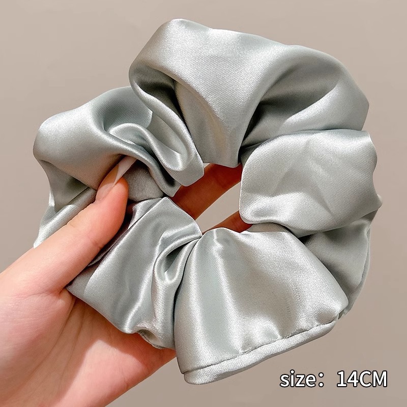 2#대형 머리끈 그린(약 12cm)