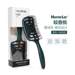 Amazon Hot Selling Curved Mosquito Repellent Comb Rib Comb Hair Curling Comb Hollow Comb Head Massage Comb Wholesale