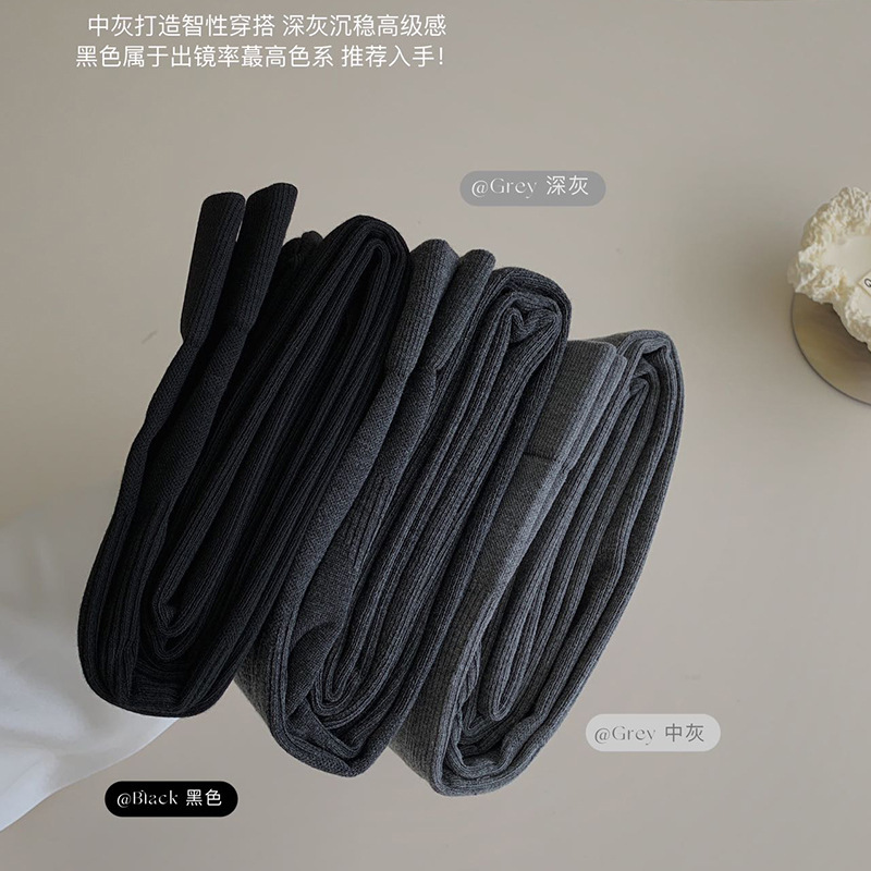 秋冬不冻腿搭配首选竖条加绒不掉档打底裤袜女微压显瘦保暖连裤袜|undefined