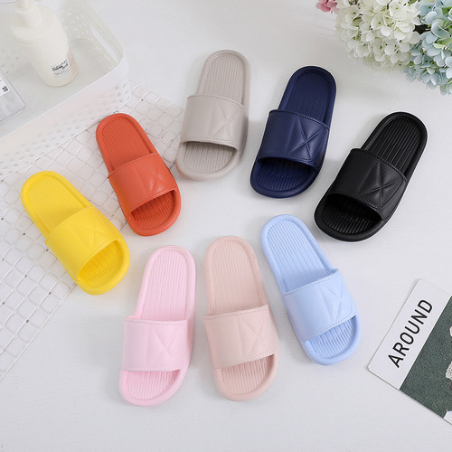 Manufacturer Wholesale EVA Soft Sole Home Slippers for Women Summer Household Indoor Slip Resistant Cross Shoes Dropshipping