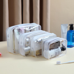 透明洗面収納袋携帯型化粧バッグ収納袋化粧品包装袋はロゴスポット卸売りを印刷できる