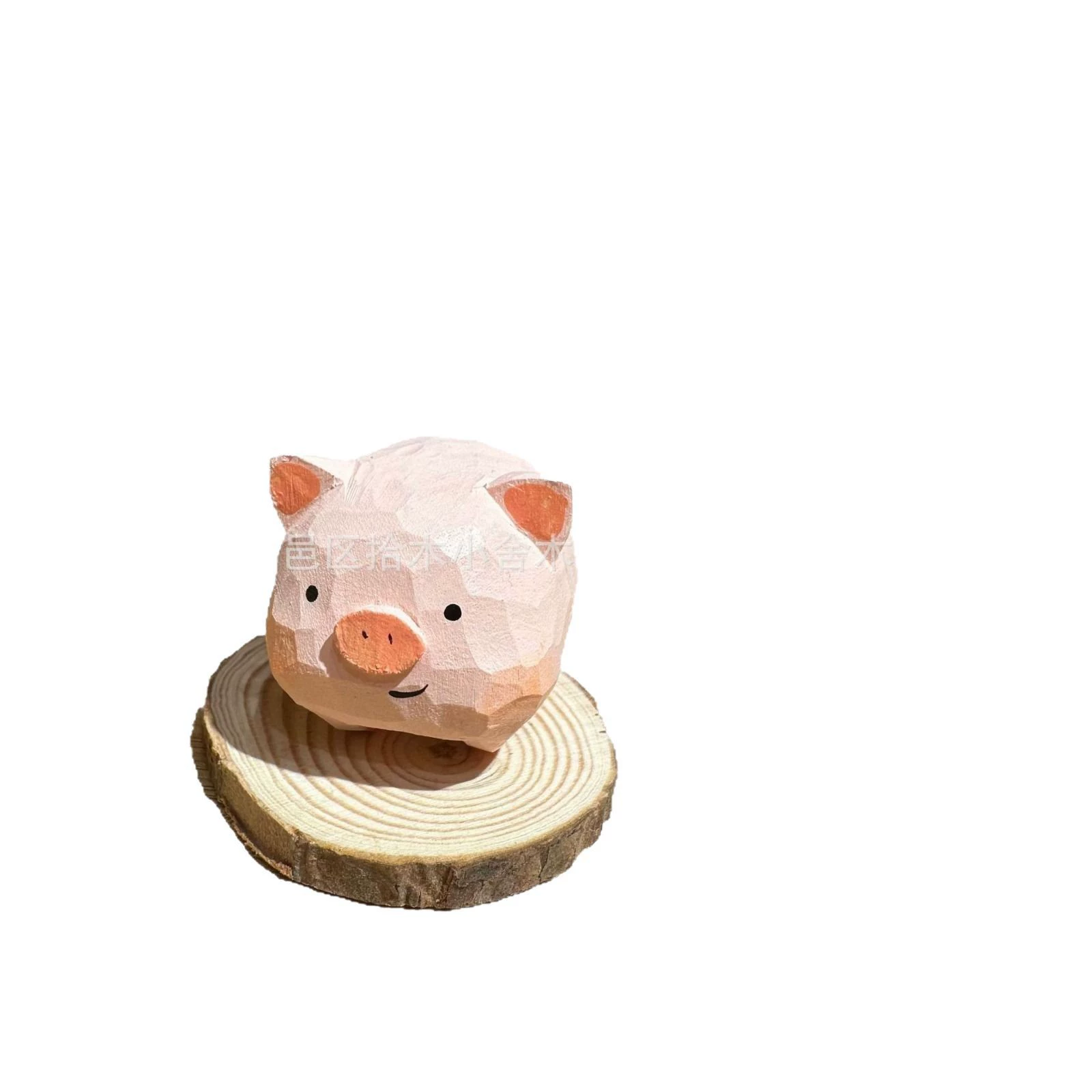 П Pendant, Cartoon wooden accessories handmade, internet celebrity