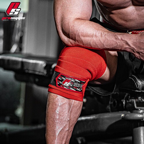 Factory Direct Sale, Processing Fitness Knee Straps, Unisex Bandage-Wrapped Elastic Bands, Squat Bench Press Deadlift Training Accessories