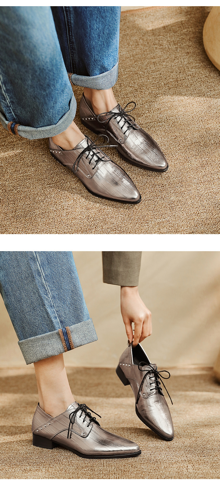 studded shoe trend oxfords