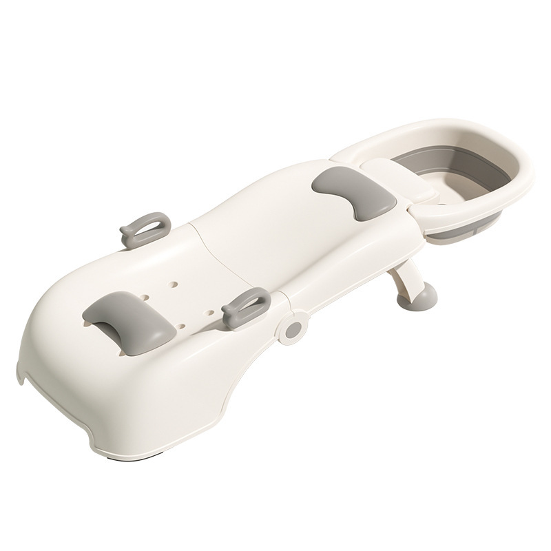 Nuevo lavado de cabello para bebés artefacto infantil lavado de cabello sillón plegable para niñas cama de lavado de cabello banquete de lavado de cabello para niños domésticos