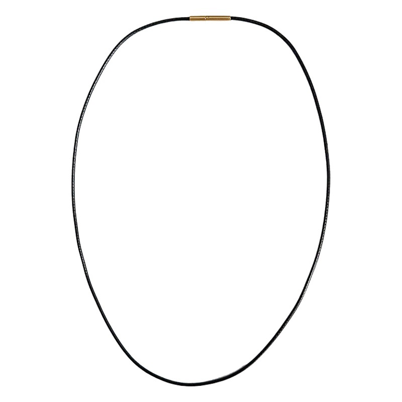 gold jade pendant necklace lanyard female red rope black rope leather rope male lanyard pendant rope titanium steel does not fade