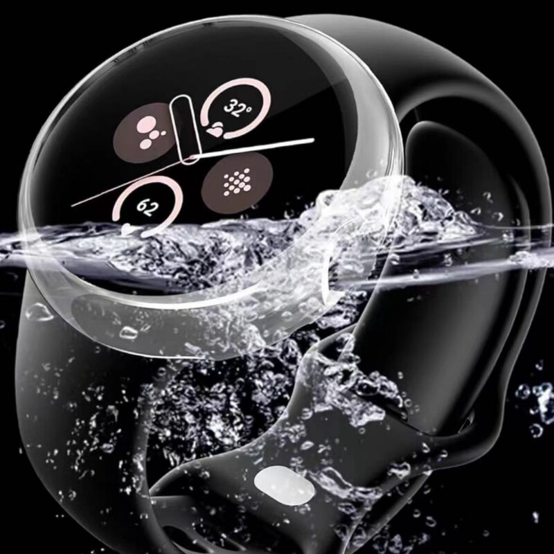 Google Google Pixel watch3 case smart watch protective cover PC all-in-one waterproof case film