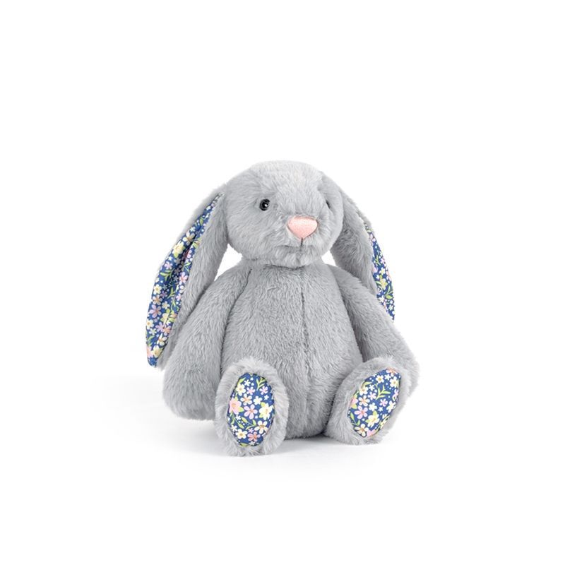 新しい花柄ウサギボニーウサギぬいぐるみシミュレーション垂れ耳ウサギなだめる人形復活|undefined