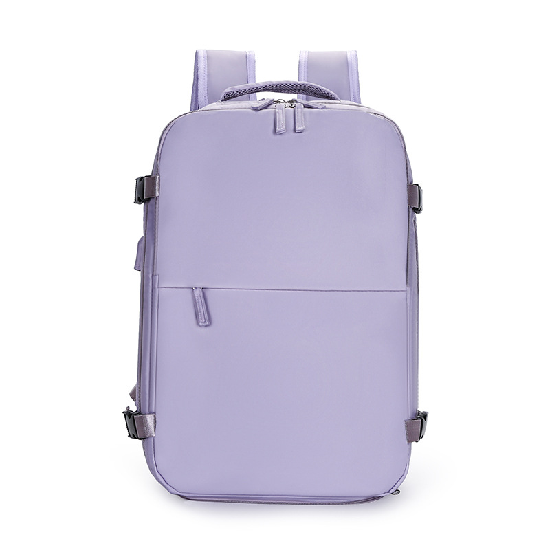 Mochila de hombro ocio transfronteriza de gran capacidad, mochila de viaje de corta distancia, separación seca y húmeda de zapatos independientes, mochila de computadora