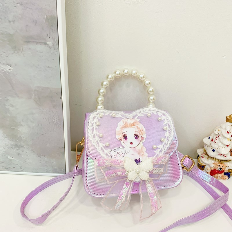 Coreano lindo bolso de niña dulce amor nicho bolso de hombro 2024 nuevo tipo de cartoon princess mochila
