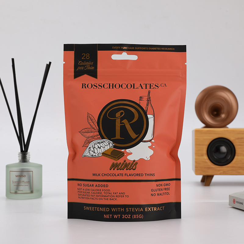 Bolsa de embalaje de alimentos, bolsas de aperitivos de avena personalizadas, bolsas de aluminio auto-selladas, bolsas autoportantes, bolsas de embalaje de aperitivos selladas ocho lados