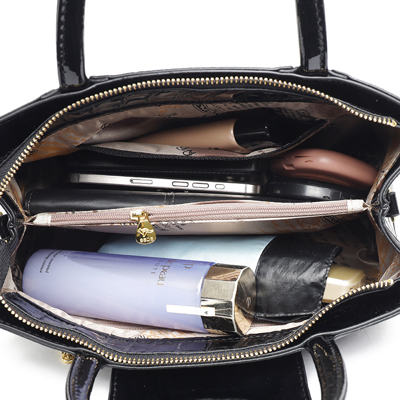 Bolso de Mano de Gran Capacidad para Mujer, Bolso de Hombro, Bolso Tote de Moda Europea y Americana, Bolso Retro para Mujer, Venta al por Mayor, Nuevo Estilo 2024