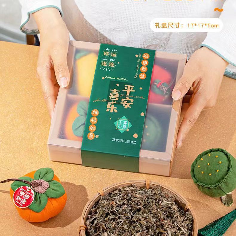 柿如意香包香嚢車載柿ストラップ手作りdiy材料包卸売り端午節香包|undefined