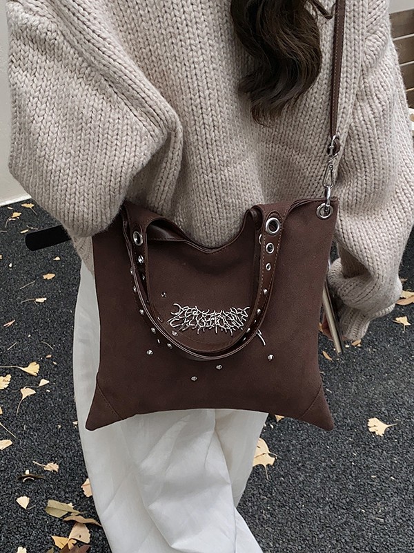 Bolso para mujeres 2025 nuevo cross-border retro esmerilado bolso de mano nicho de alta calidad de la moda bolso de mochila
