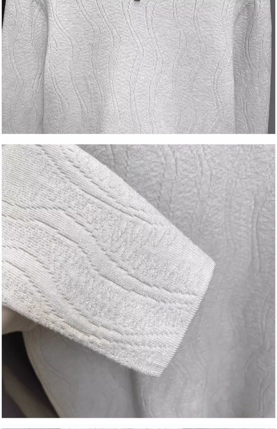 Damen-Fleece-gefütterter Strickpullover – Halbhoher Rollkragen, dickes Winter-Thermooberteil (Weiß, Schwarz, Beige, Khaki, Grau, Rot, Camel, Braun)_voghion.com